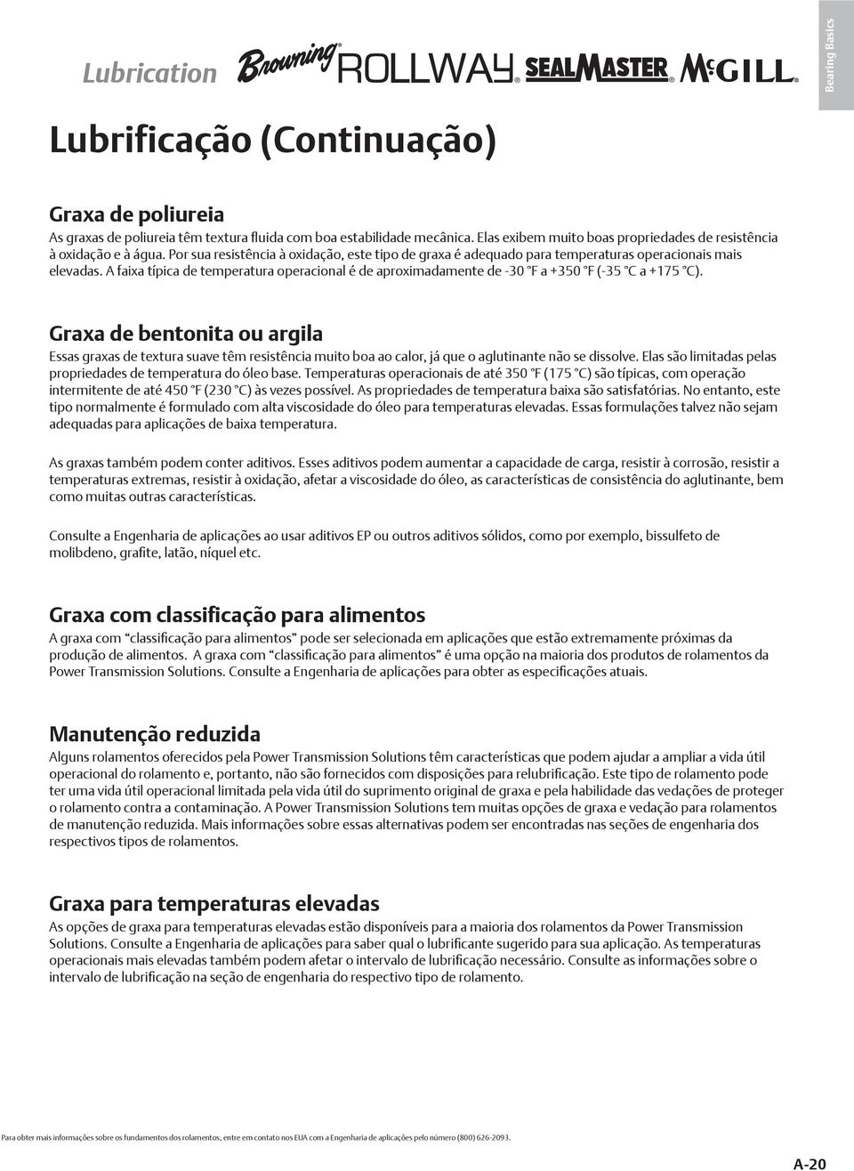 A faixa típica de temperatura operacional é de aproximadamente de -30 F a +350 F (-35 C a +175 C).