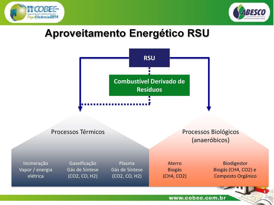 elétrica Gaseificação Gás de Síntese (CO2, CO, H2) Plasma Gás de Síntese