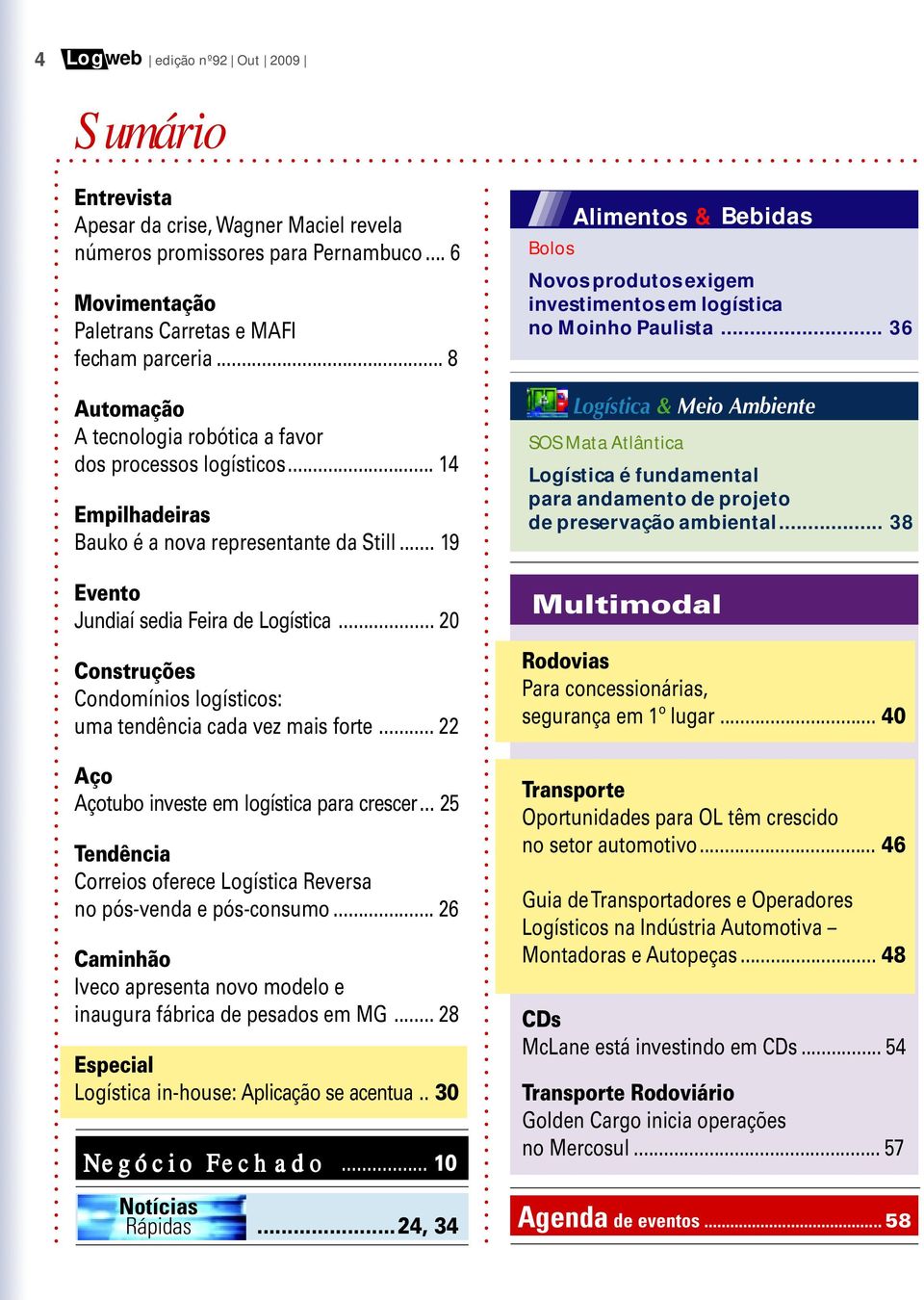 .. 19 Evnt Jundiaí sdia Fira Lgística... 20 Cnstruçõs Cndínis lgístics: ua tndência cada vz ais frt... 22 Aç Açtub invst lgística para crscr... 25 Tndência Crris frc Lgística Rvrsa n pós-vnda pós-cnsu.