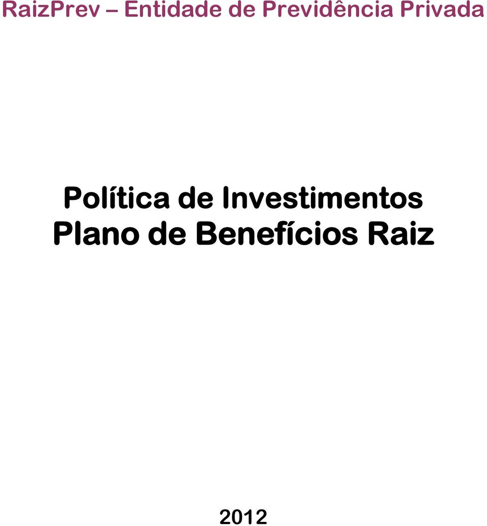 Política de