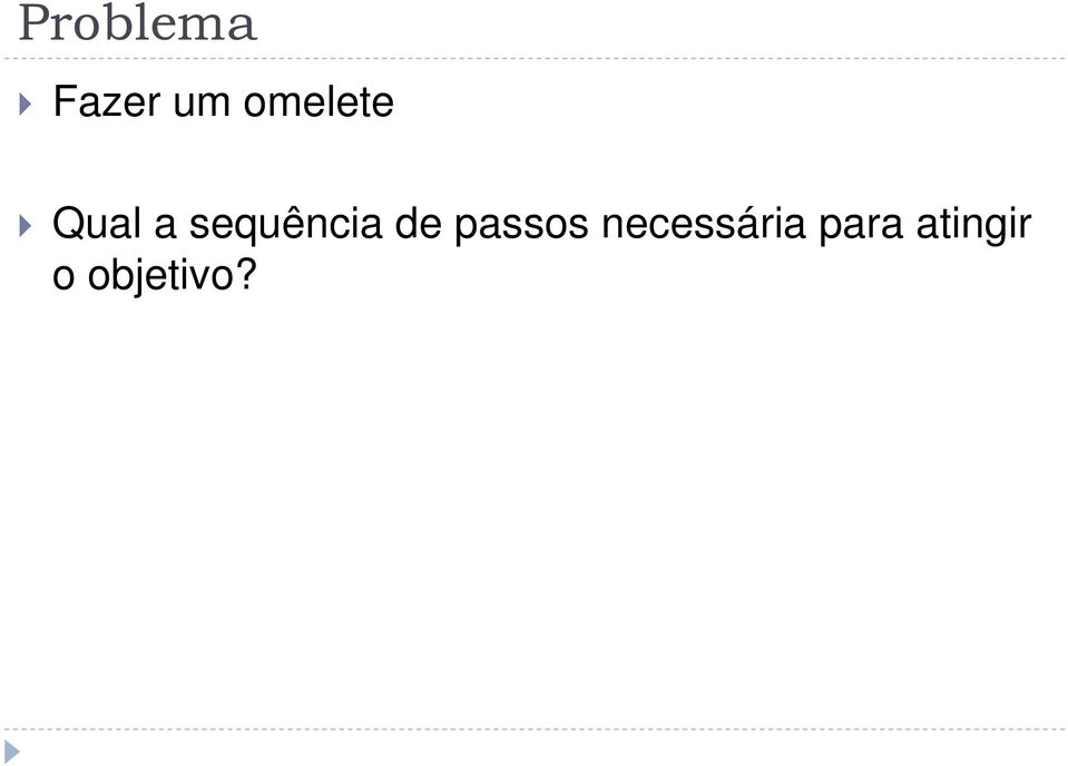 sequência de passos