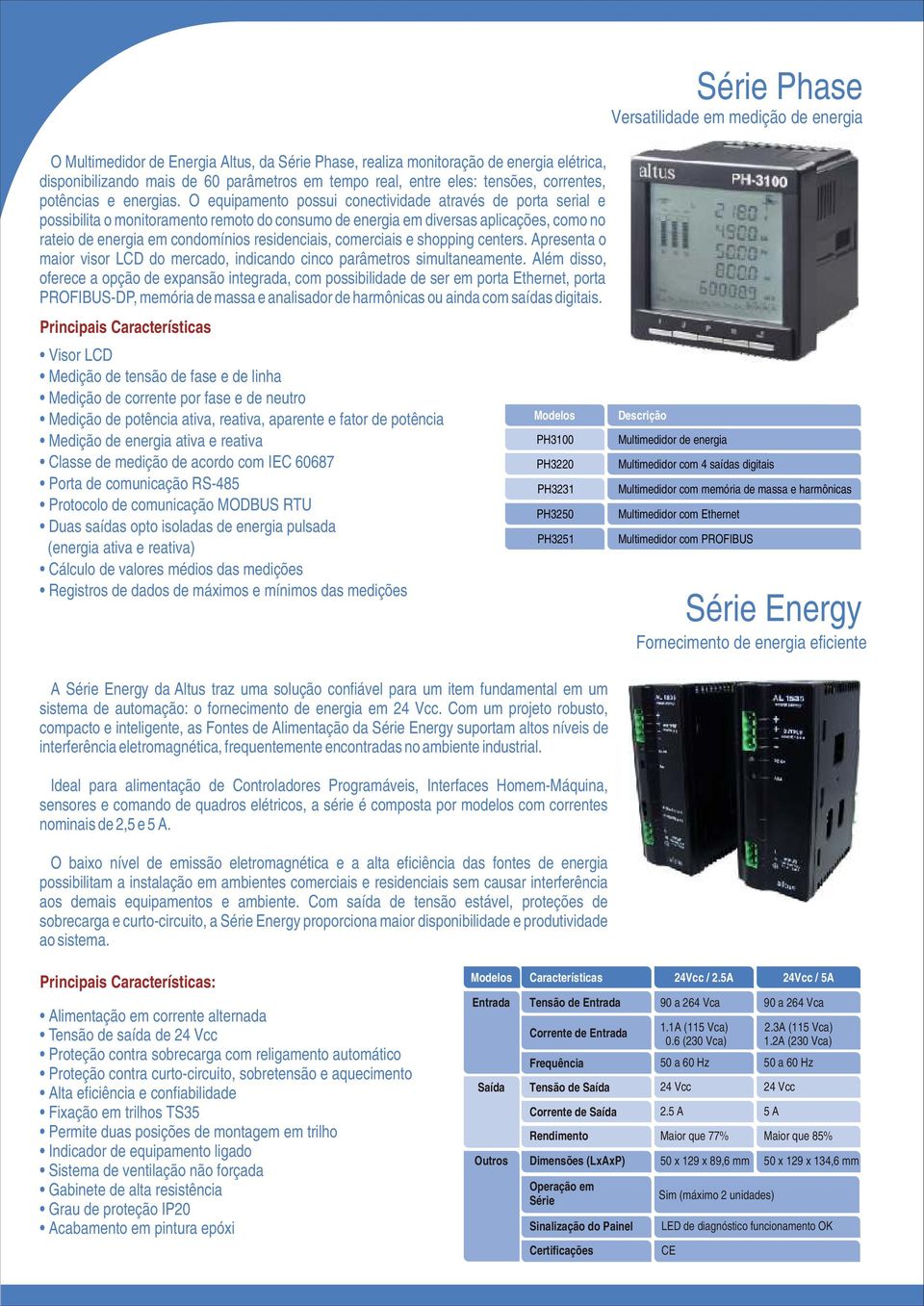 O equipamento possui conectividade através de porta serial e possibilita o monitoramento remoto do consumo de energia em diversas aplicações, como no rateio de energia em condomínios residenciais,