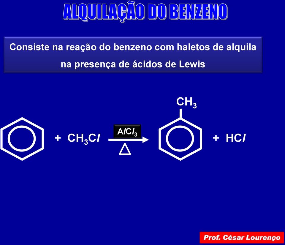 presença de ácidos de Lewis 3