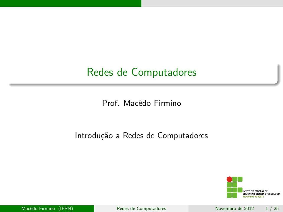 Computadores Macêdo Firmino (IFRN)