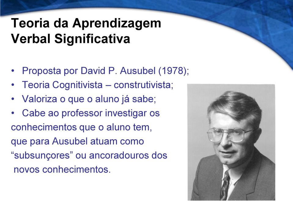 aluno já sabe; Cabe ao professor investigar os conhecimentos que o aluno