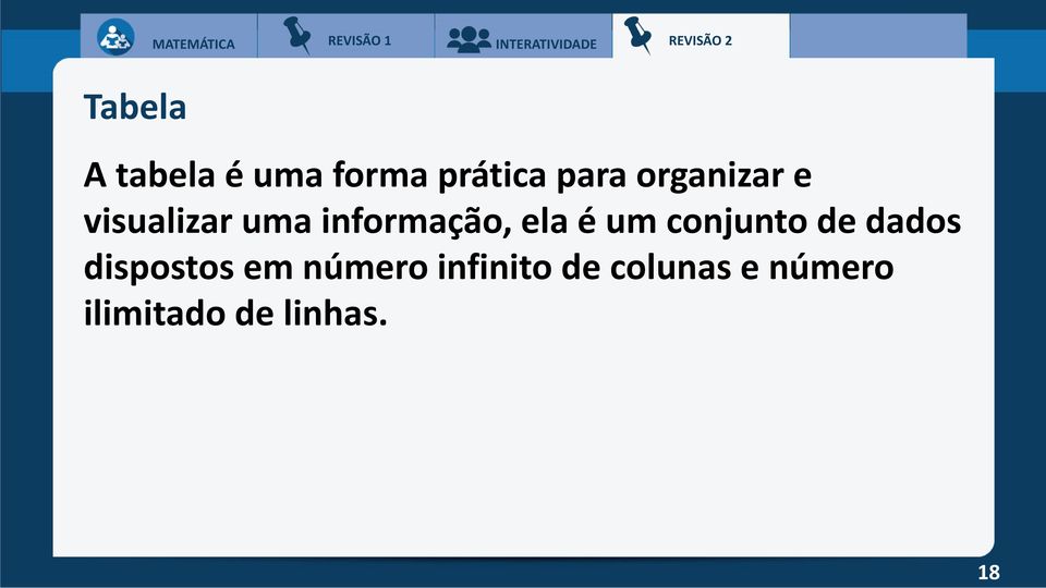 um conjunto de dados dispostos em número