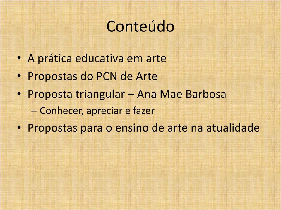 triangular Ana Mae Barbosa Conhecer,
