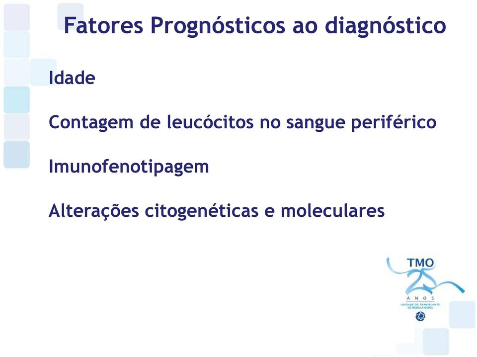 sangue periférico Imunofenotipagem