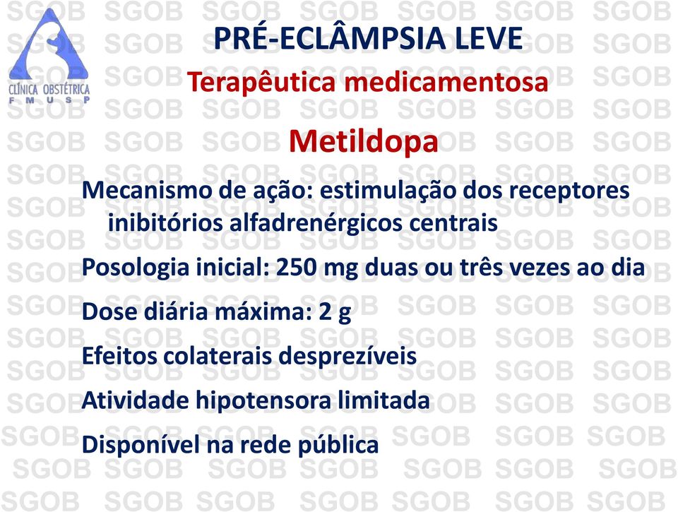 inicial: 250 mg duas ou três vezes ao dia Dose diária máxima: 2 g Efeitos