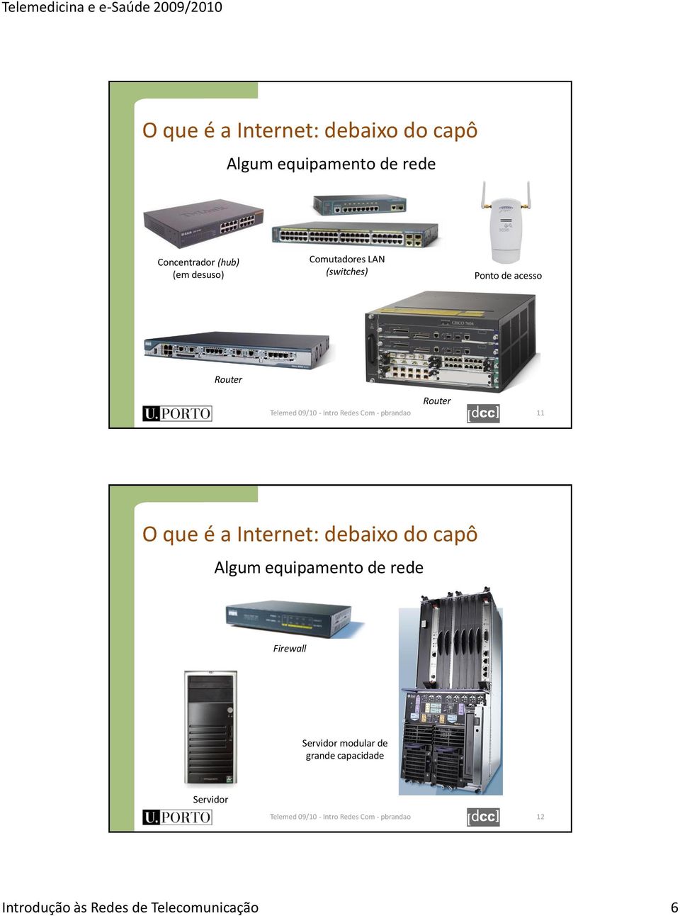 O que é a Internet: debaixo do capô Algum equipamento de rede Firewall