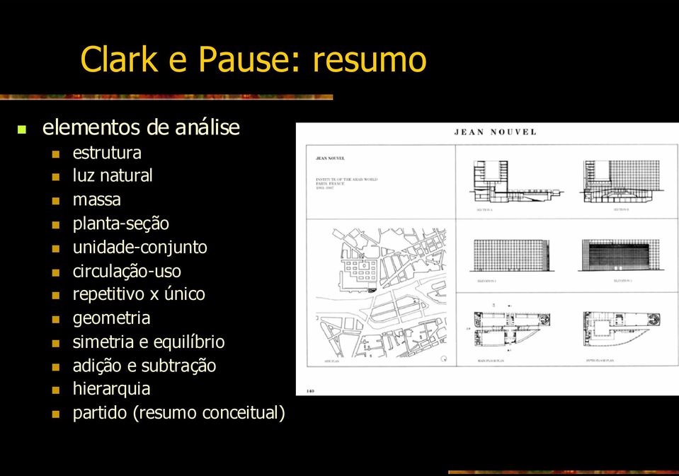 circulação-uso repetitivo x único geometria simetria e