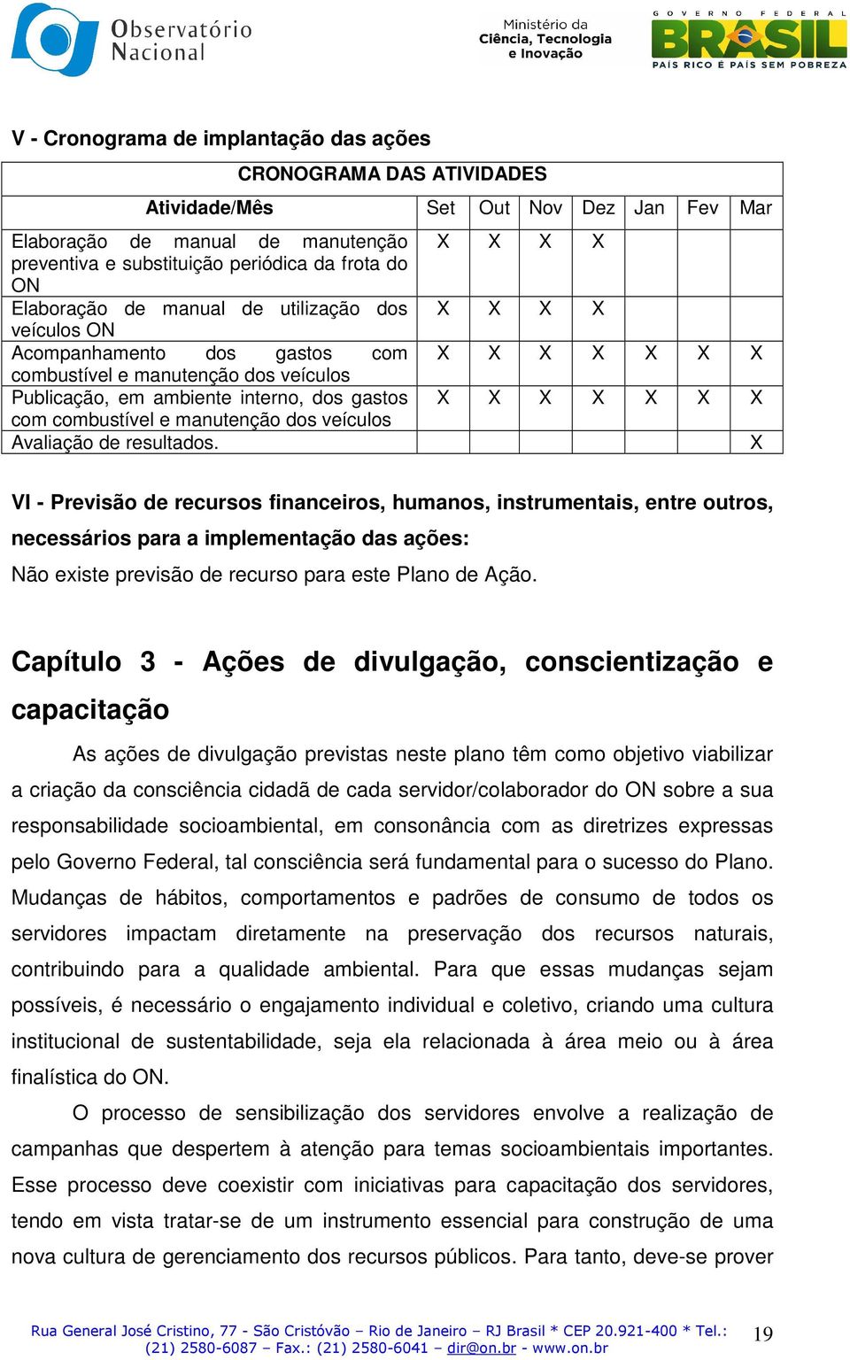 veículos Avaliação de resultados.