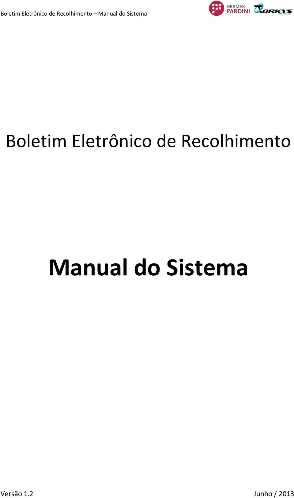 Manual do Sistema