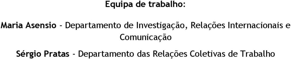 Internacionais e Comunicação Sérgio