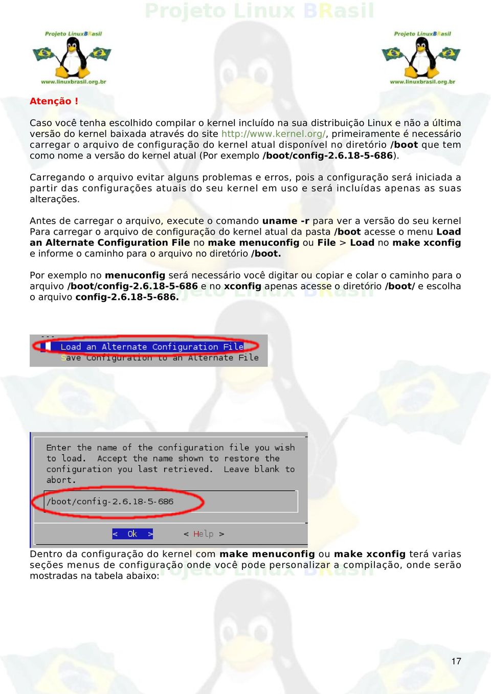 baixada através do site http://www.kernel.