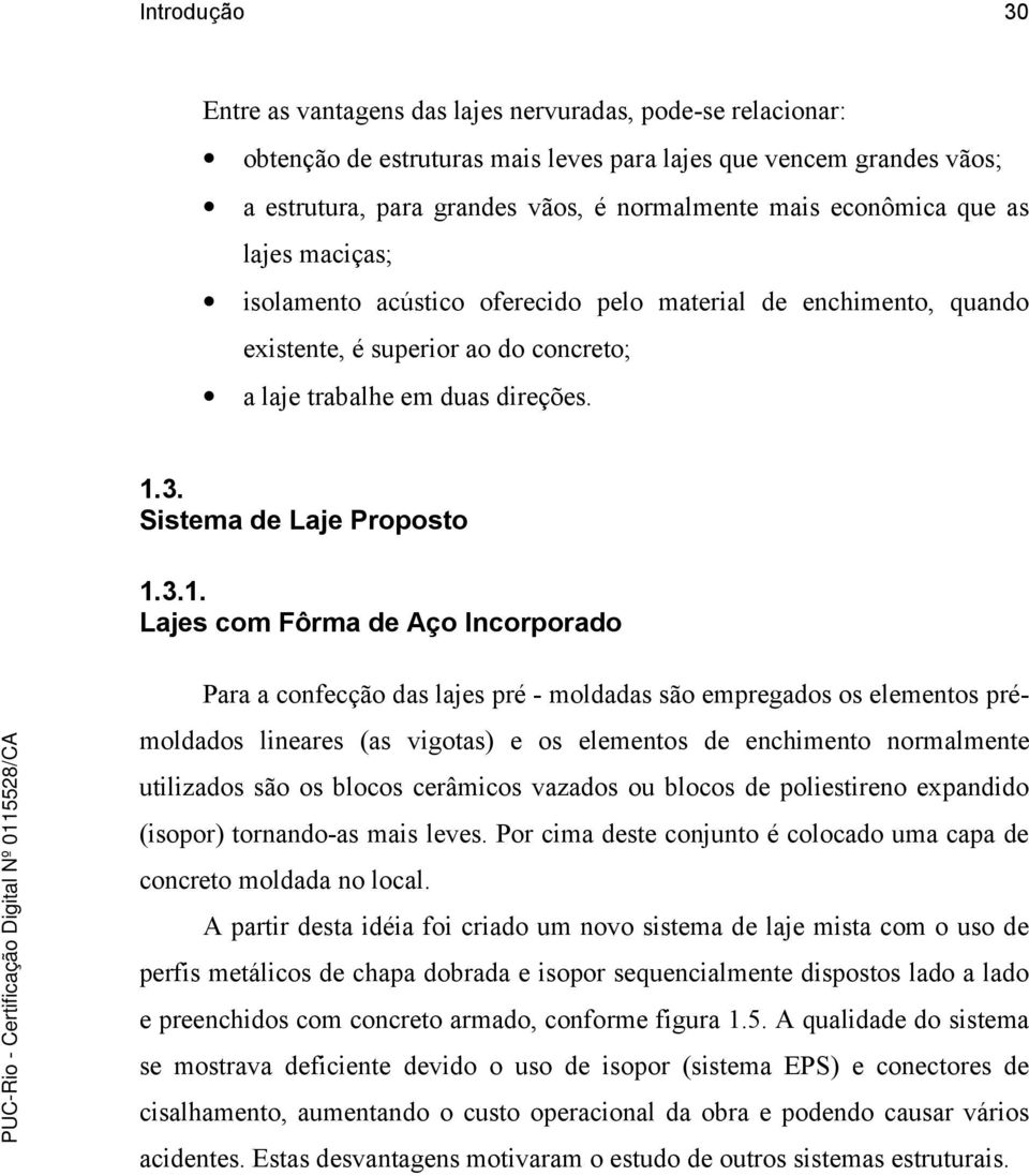 Sistema de Laje Proposto 1.