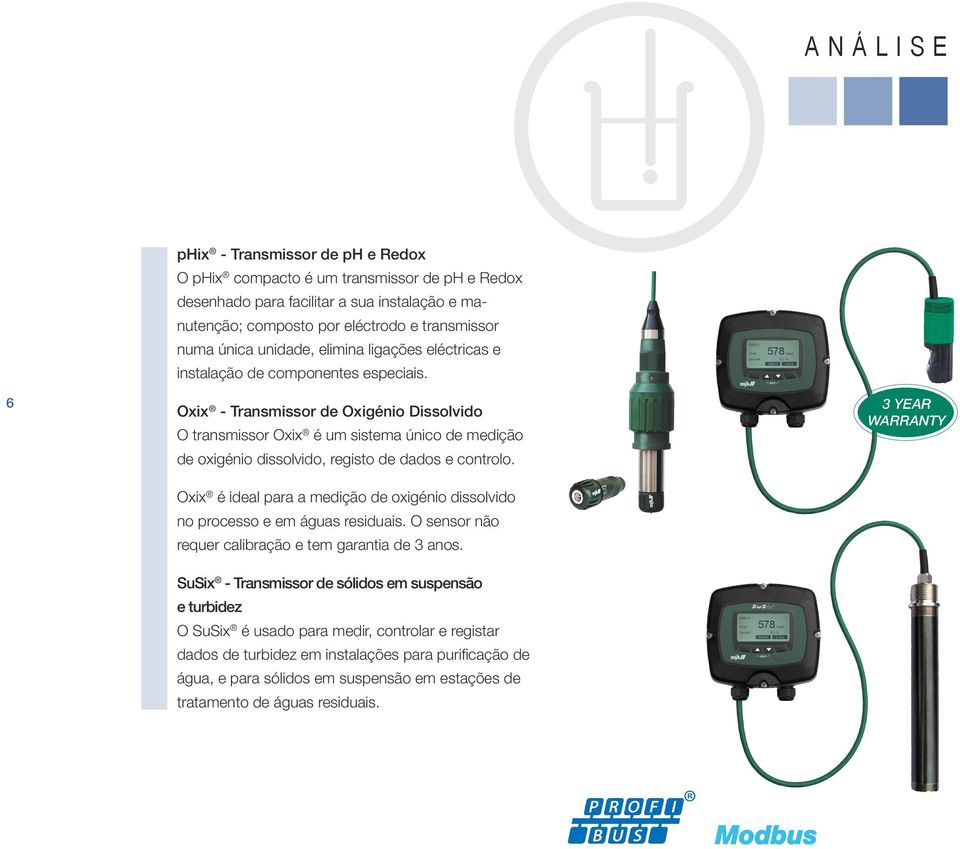 Oxix - Transmissor de Oxigénio Dissolvido O transmissor Oxix é um sistema único de medição de oxigénio dissolvido, registo de dados e controlo.