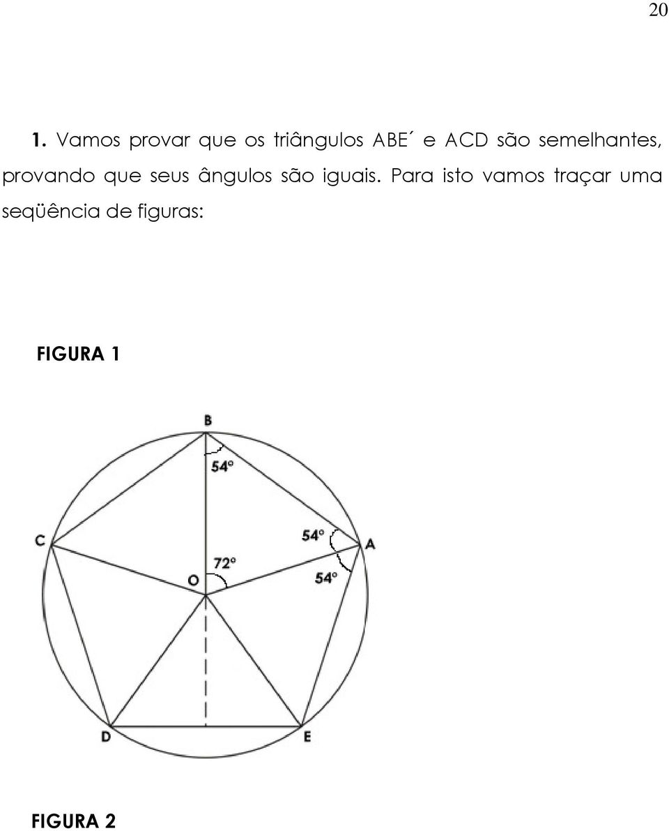 ângulos são iguais.