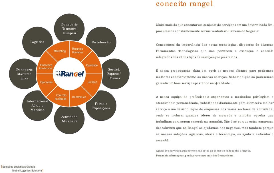 vários tipos de serviços que prestamos.