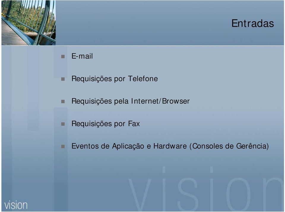 Internet/Browser Requisições por Fax