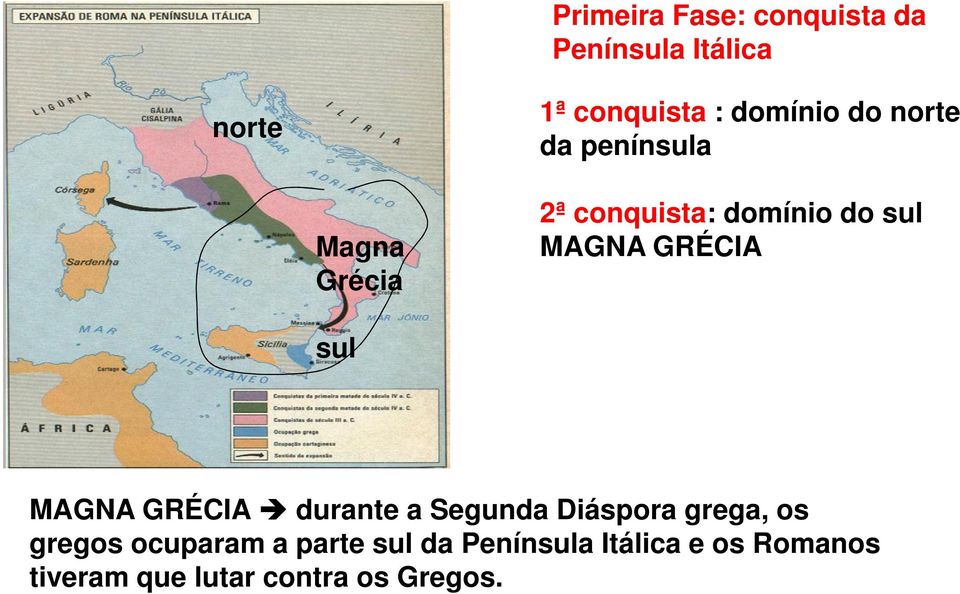GRÉCIA sul MAGNA GRÉCIA durante a Segunda Diáspora grega, os gregos