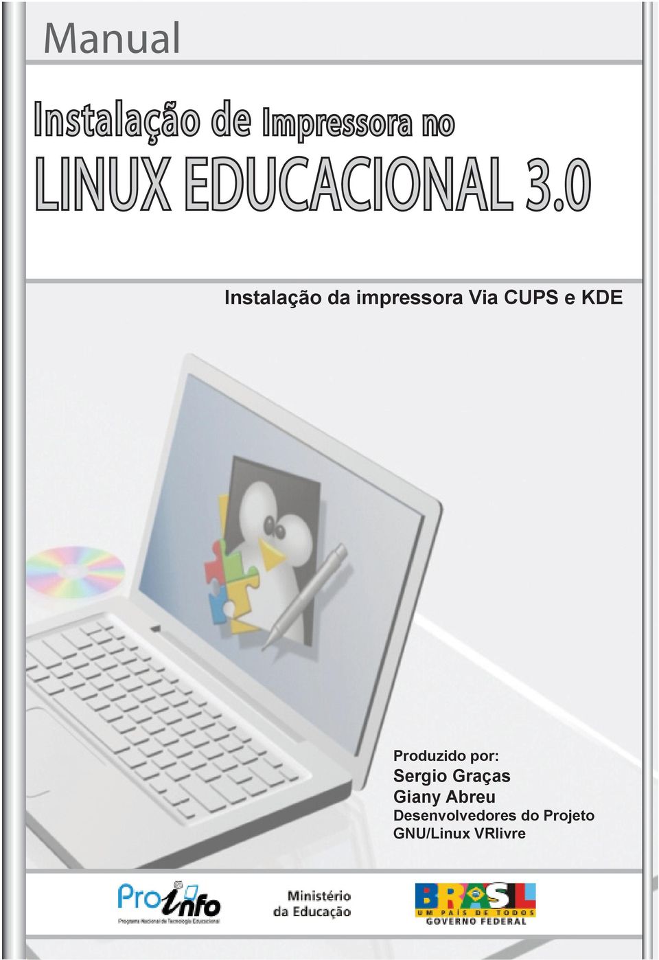 0 Instalação da impressora Via CUPS e KDE