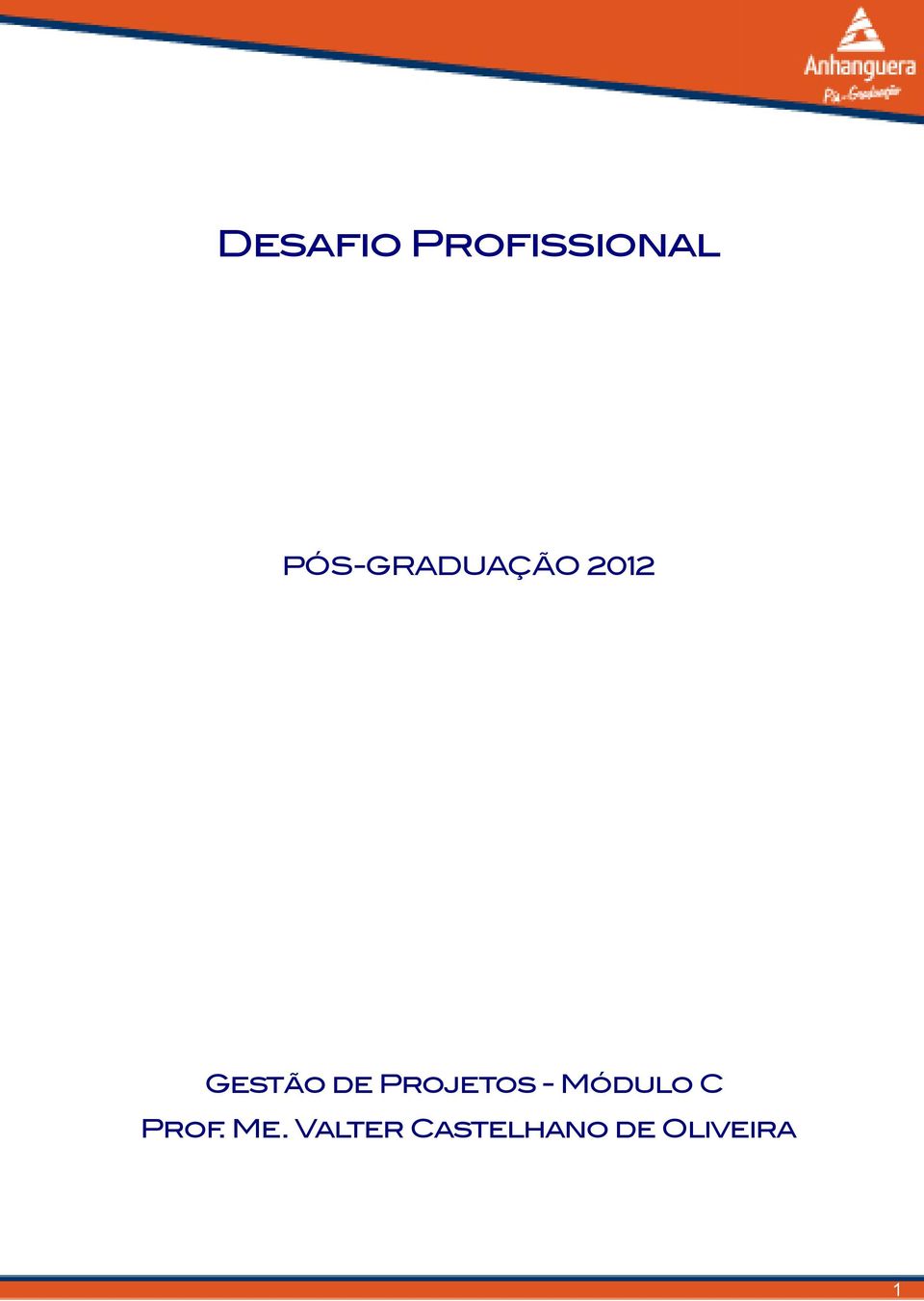 Projetos - Módulo C Prof.