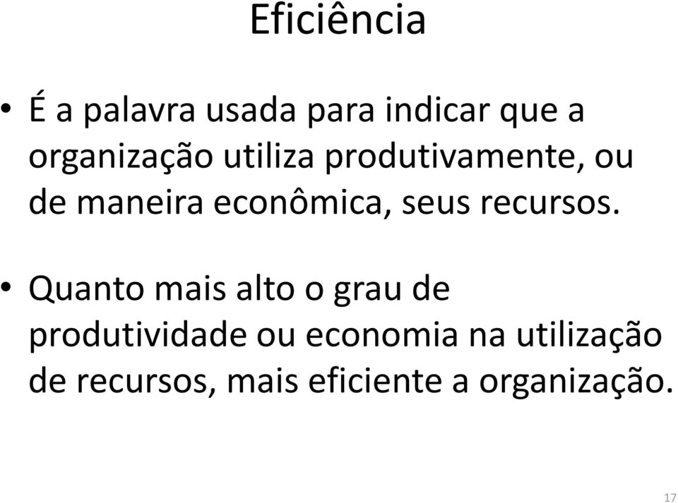 econômica, seus recursos.