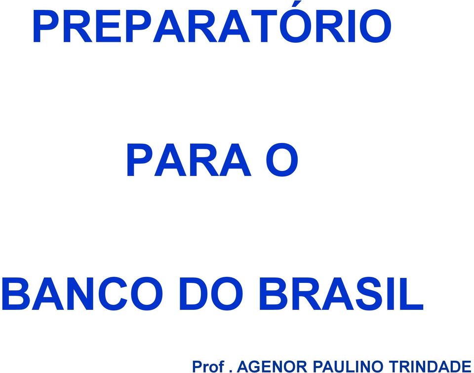 BRASIL Prof.