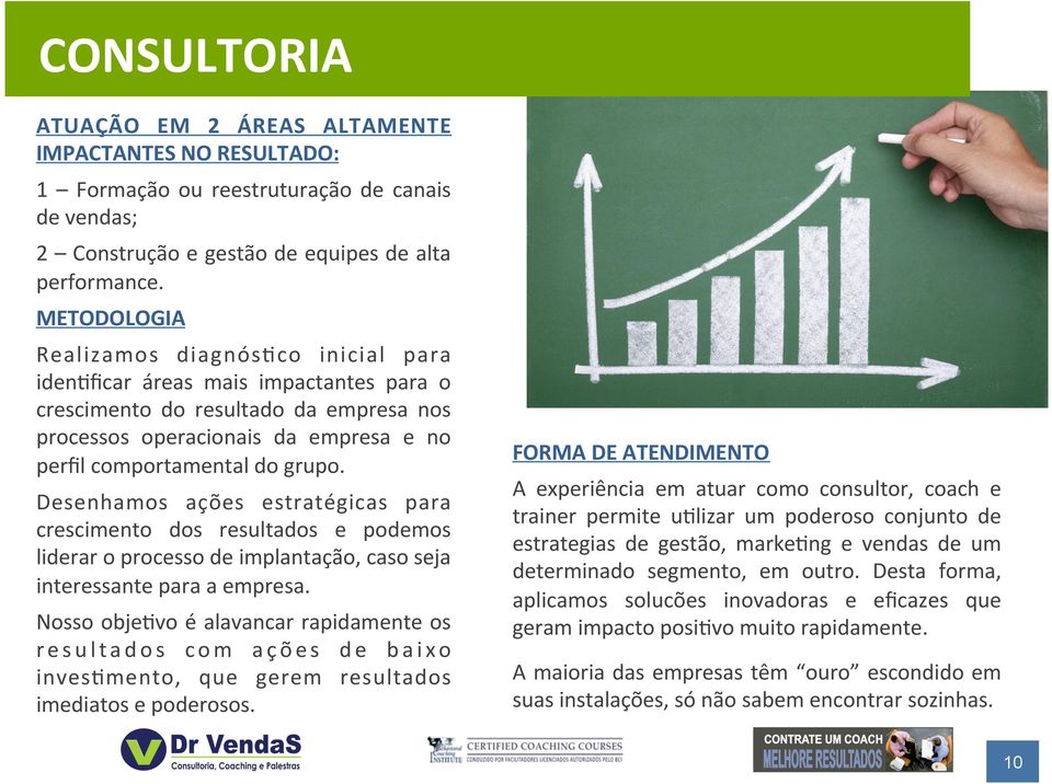 Desenhamos ações estratégicas para crescimento dos resultados e podemos liderar o processo de implantação, caso seja interessante para a empresa.