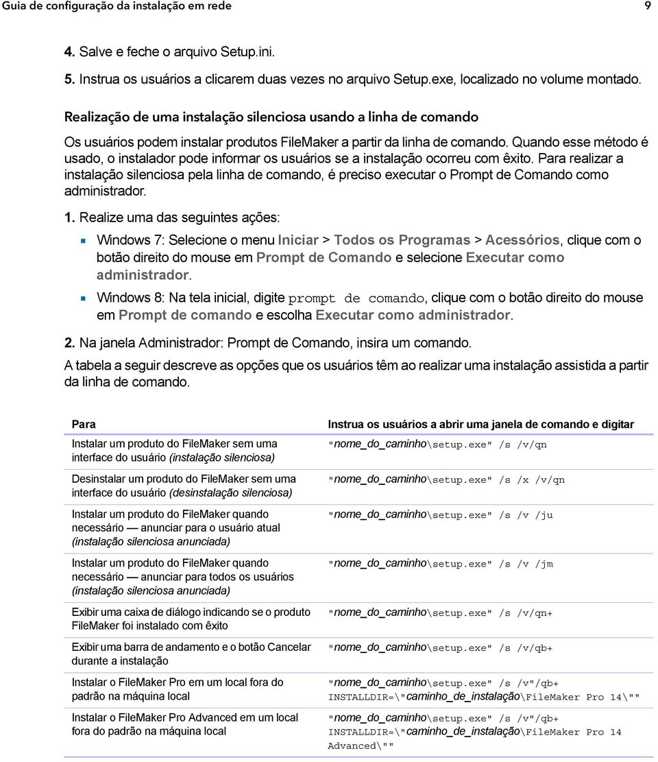 Quando esse método é usado, o instalador pode informar os usuários se a instalação ocorreu com êxito.