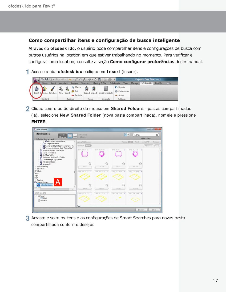 Acesse a aba ofcdesk idc e clique em Insert (inserir).