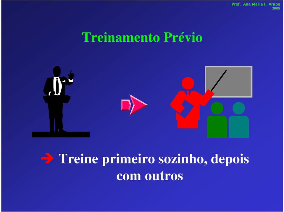 Prévio Treine primeiro