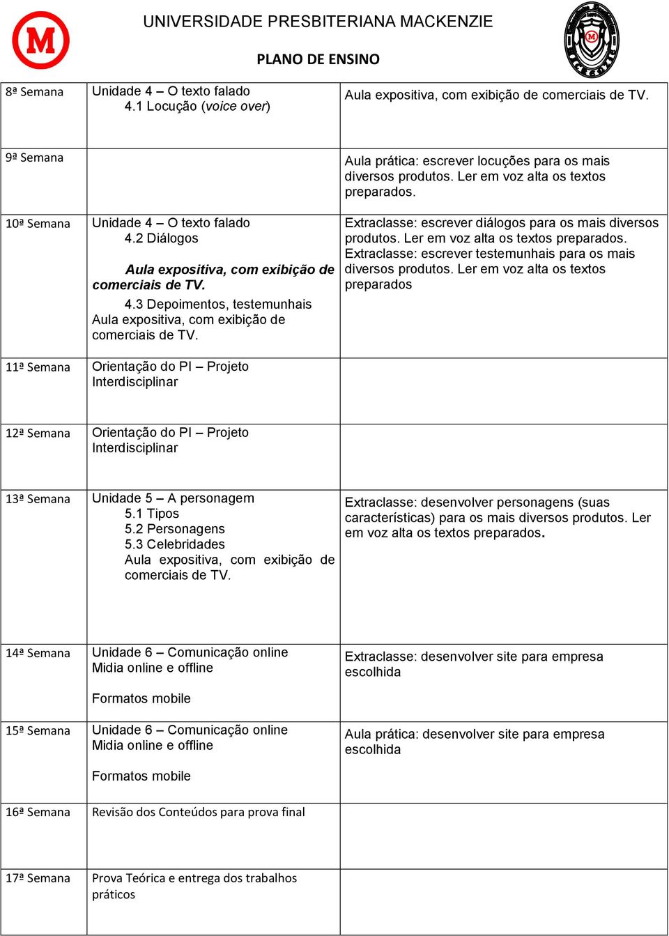 Extraclasse: escrever testemunhais para os mais diversos produtos.