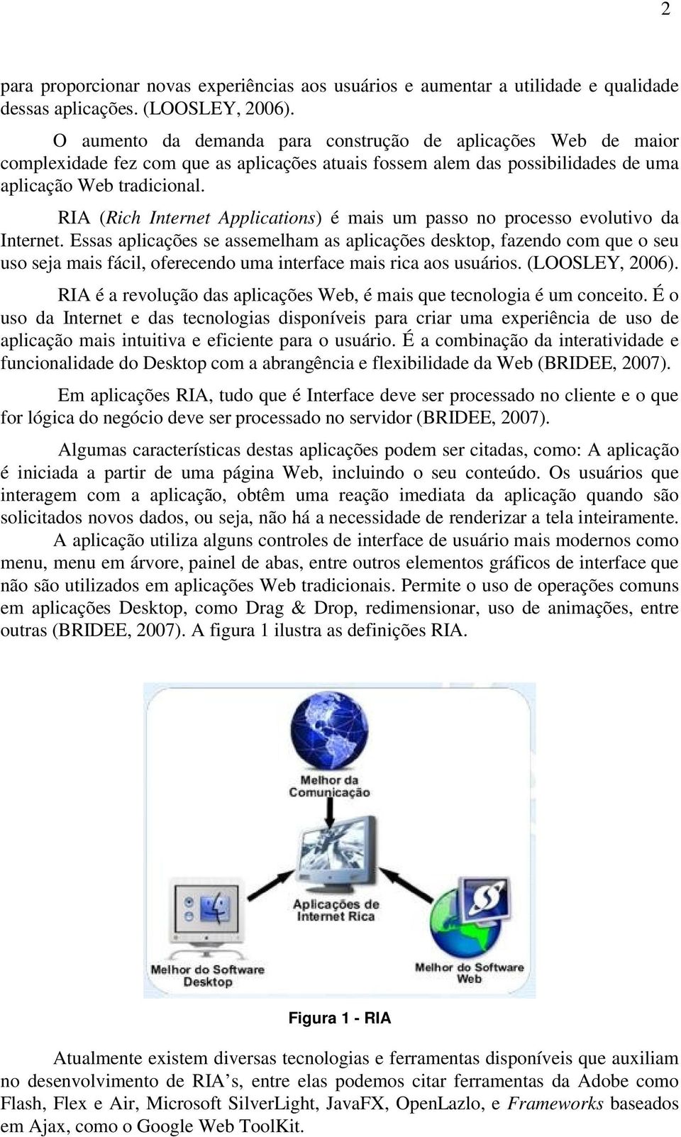 RIA (Rich Internet Applications) é mais um passo no processo evolutivo da Internet.