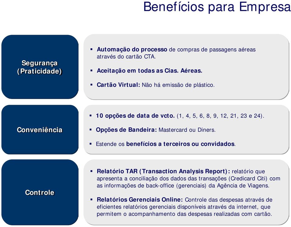 Estende os benefícios a terceiros ou convidados.