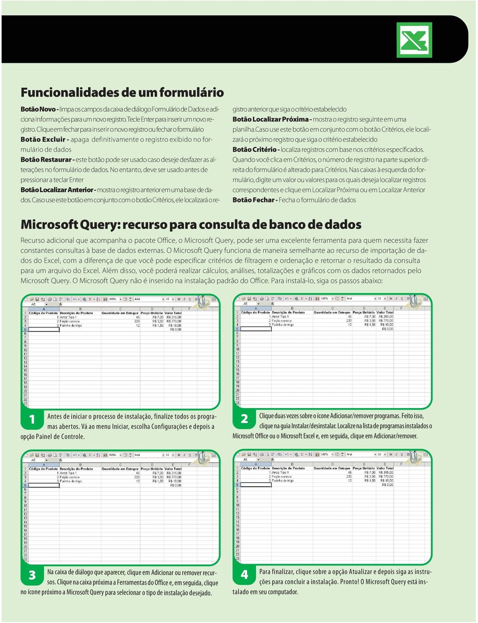 deseje desfazer as alterações no formulário de dados. No entanto, deve ser usado antes de pressionar a teclar Enter Botão Localizar Anterior - mostra o registro anterior em uma base de dados.