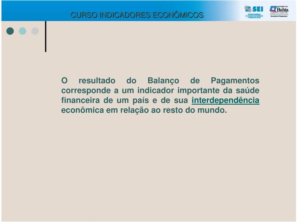 saúde financeira de um país e de sua