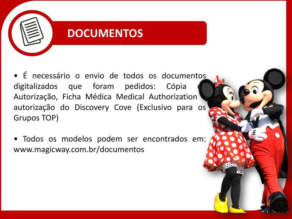 Authorization e autorização do Discovery Cove (Exclusivo para os