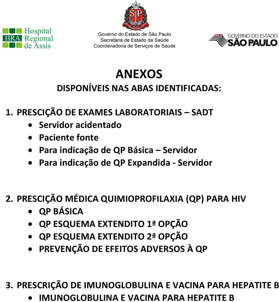 Para indicação de QP Expandida - Servidor 2.