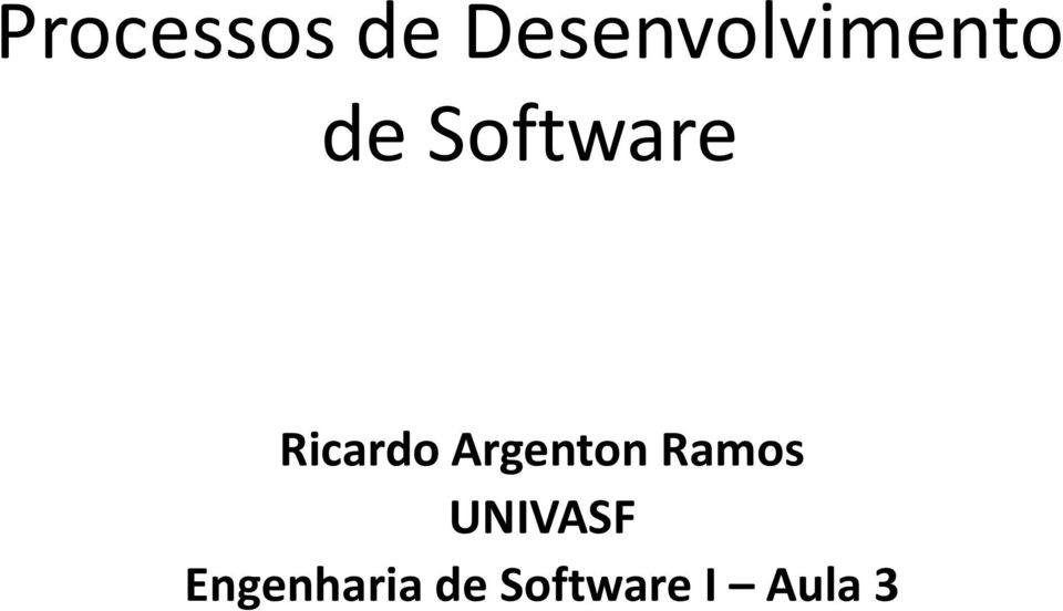 Software Ricardo Argenton
