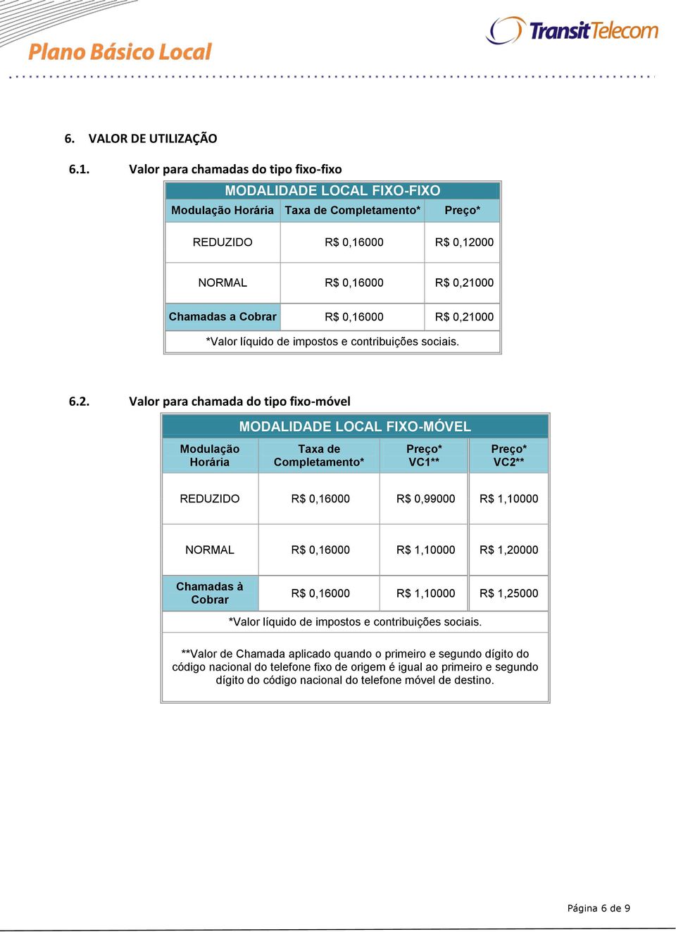 a Cobrar R$ 0,16000 R$ 0,21