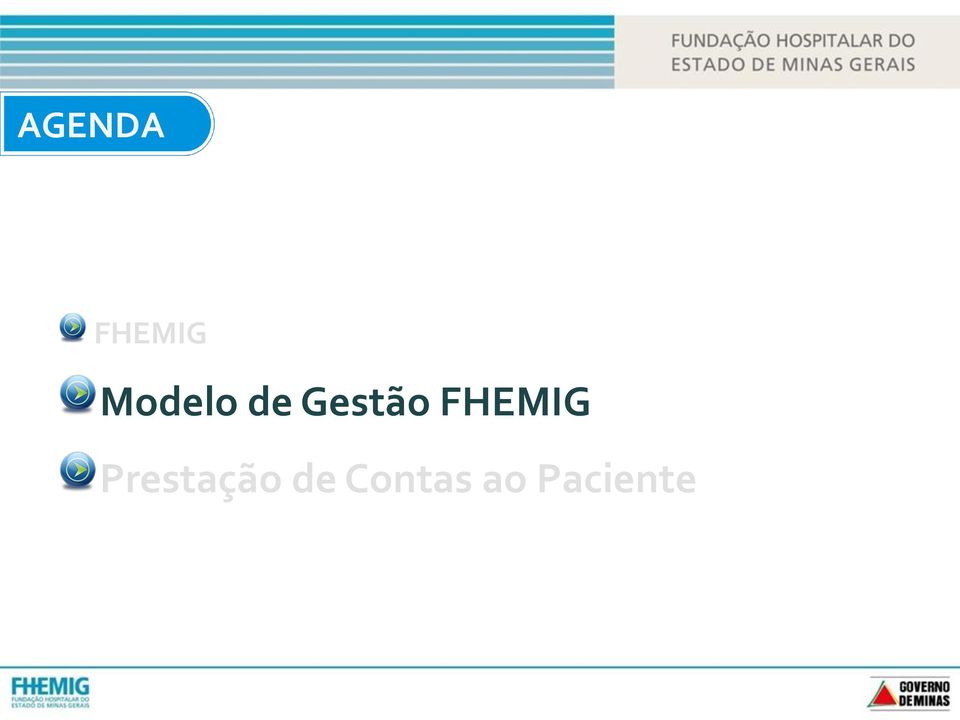 FHEMIG Prestação