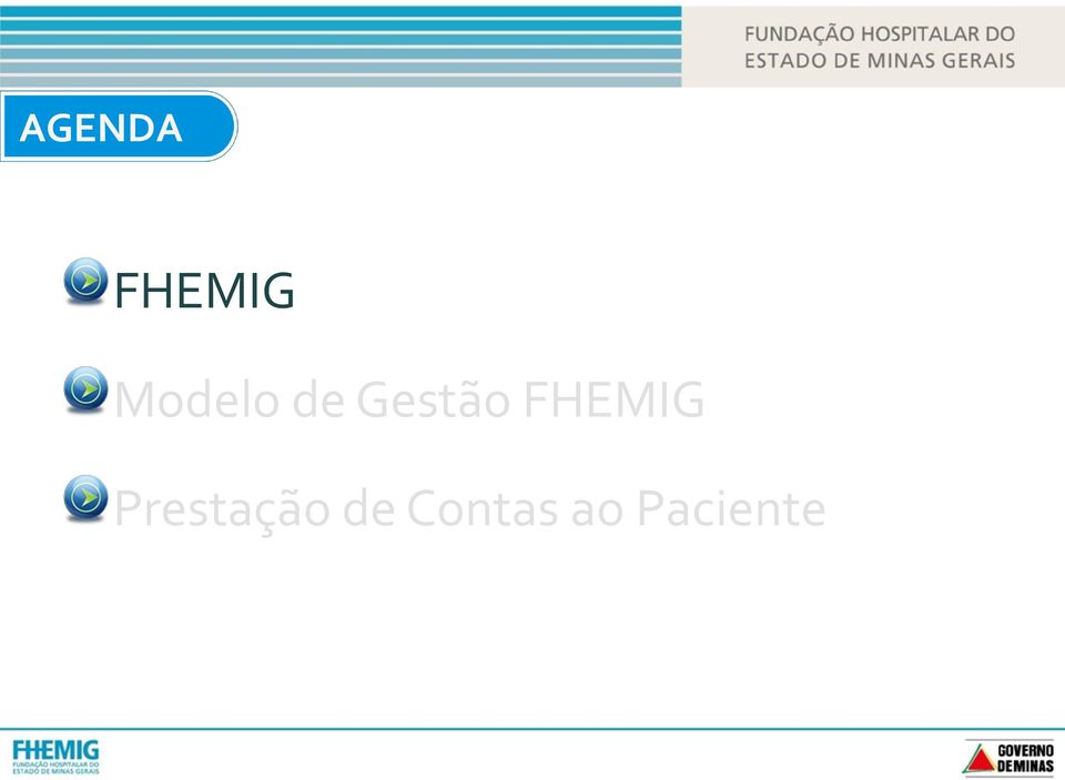 FHEMIG Prestação