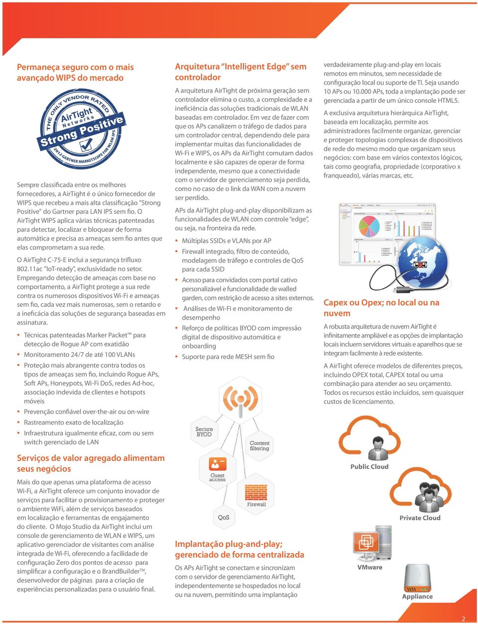 O AirTight WIPS aplica várias técnicas patenteadas para detectar, localizar e bloquear de forma automática e precisa as ameaças sem fio antes que elas comprometam a sua rede.