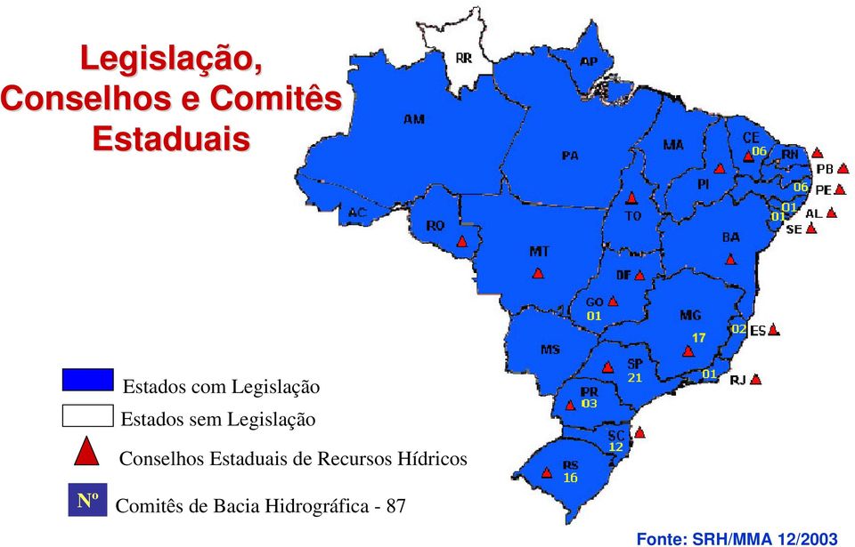 Conselhos Estaduais de Recursos Hídricos Nº