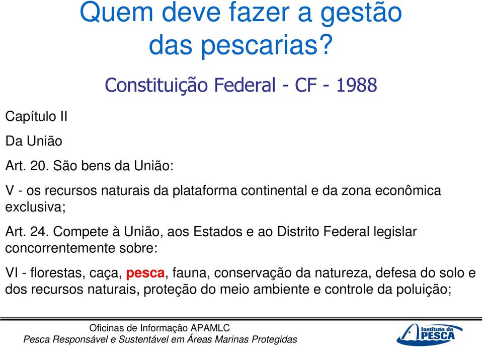 Compete à União, aos Estados e ao Distrito Federal legislar concorrentemente sobre: VI - florestas, caça,