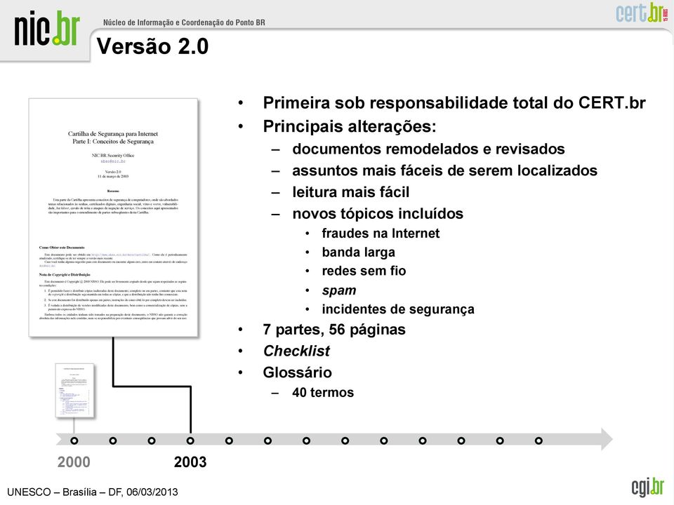 A idéia desta cartilha é dar ao usuário iniciante uma visão geral dos conceitos mais básicos de segurança. 1 Introdução 3 2 Senhas 3 2.1 Como escolher uma boa senha?... 3 2.2 Com que freqüência devo mudar minha senha?