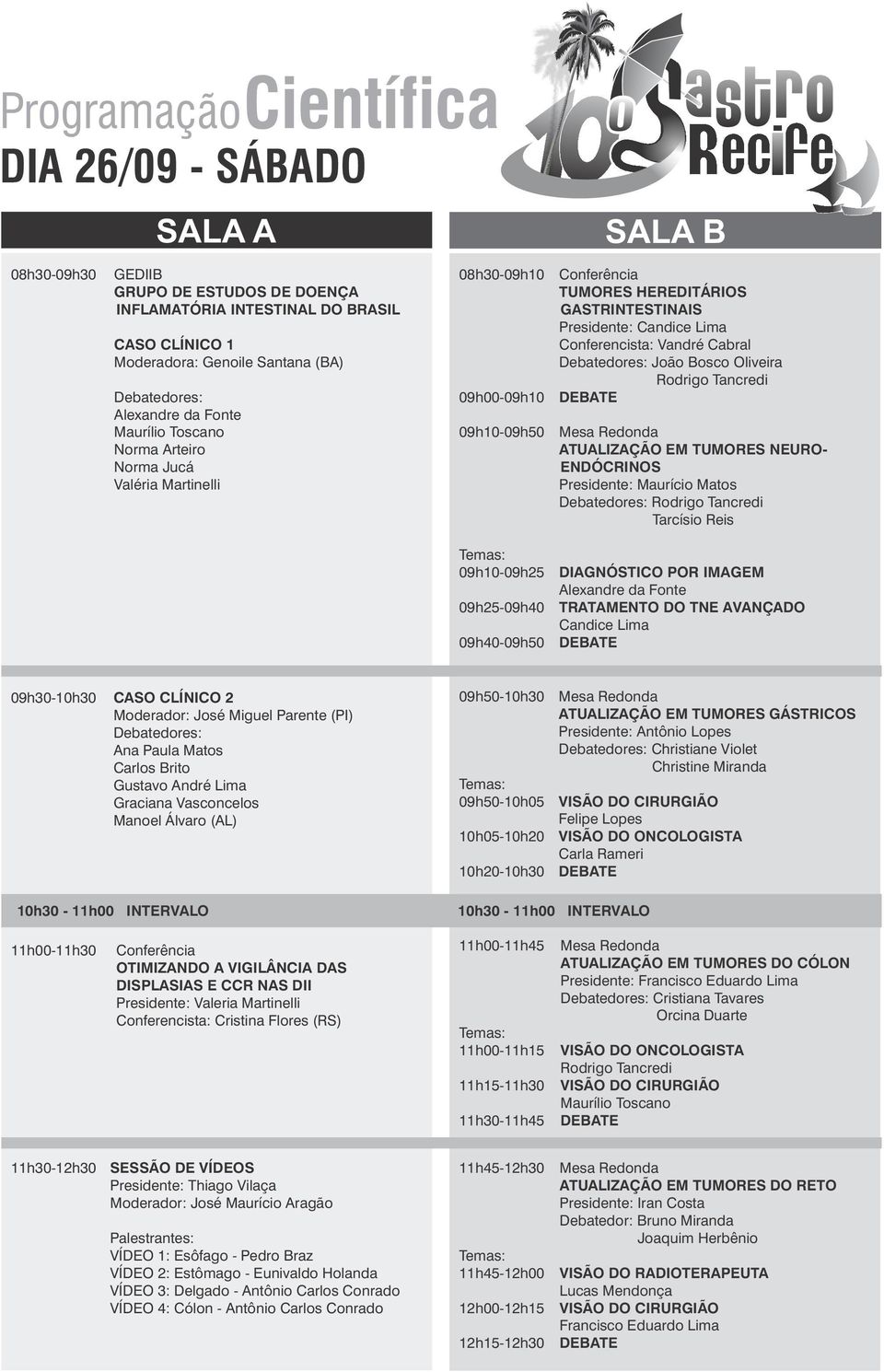 9h1-9h5 Mesa Redonda ATUALIZAÇÃO EM TUMORES NEURO- ENDÓCRINOS Presidente: Maurício Matos Debatedores: Rodrigo Tancredi Tarcísio Reis 9h1-9h25 DIAGNÓSTICO POR IMAGEM Alexandre da Fonte 9h25-9h4