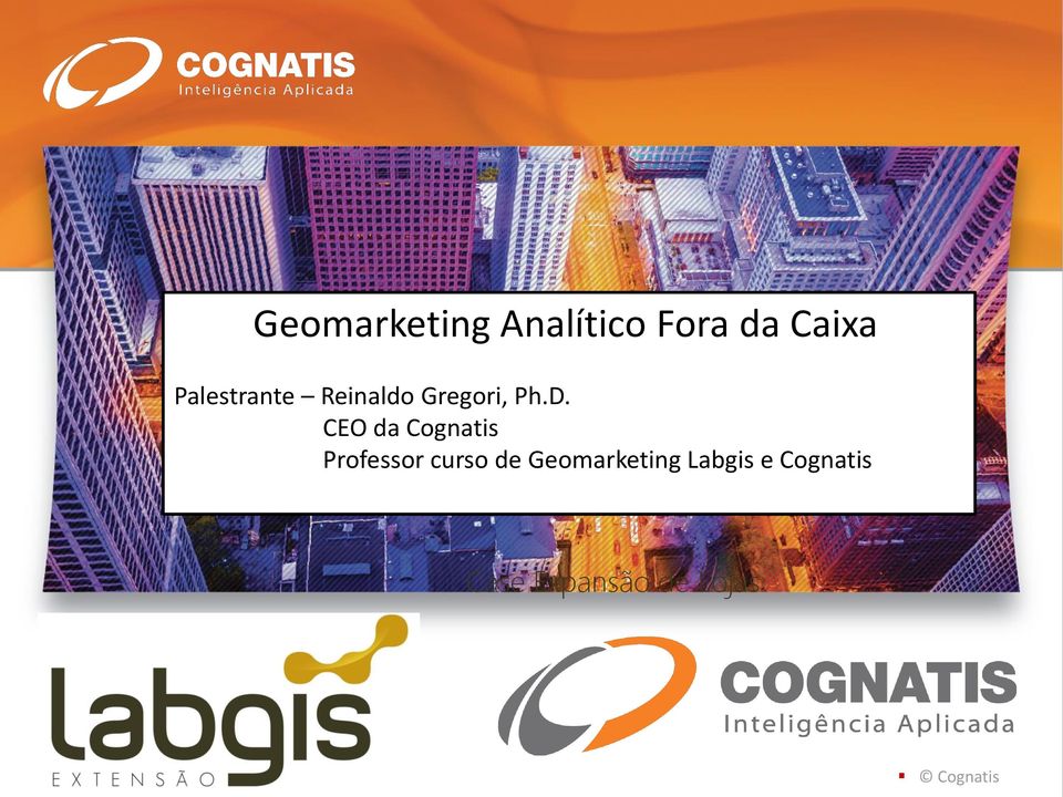 CEO da Cognatis Professor curso de